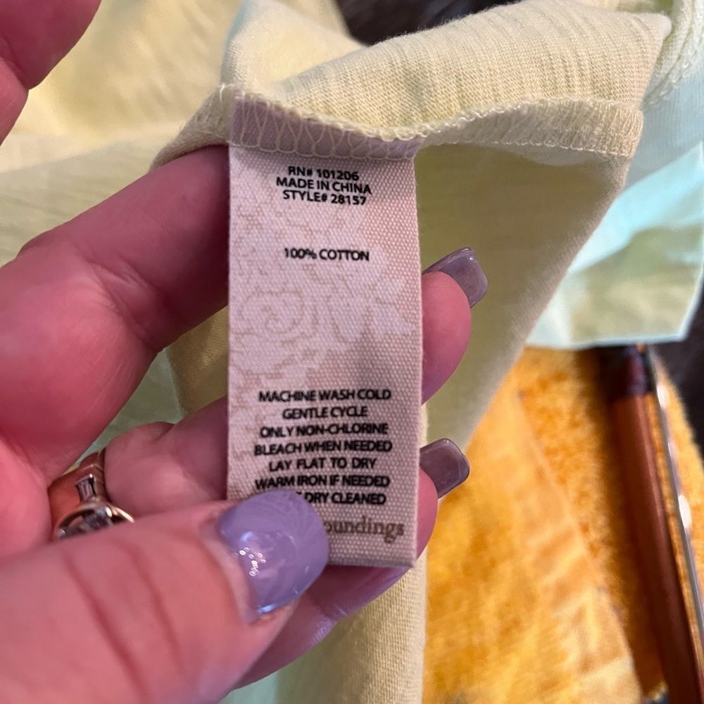 Soft Surroundings Danielle Button Top Tunic Sz M … - image 8